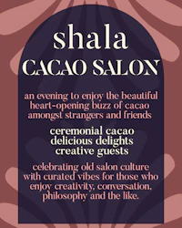 a poster for shala caco salon
