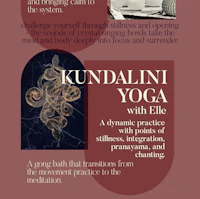 kundalini yoga with elle infographic